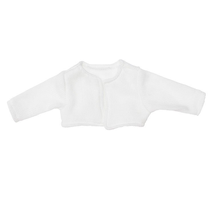 Complementos muñecas Así 36 cm - Chaqueta de punto blanco para muñecos Koke