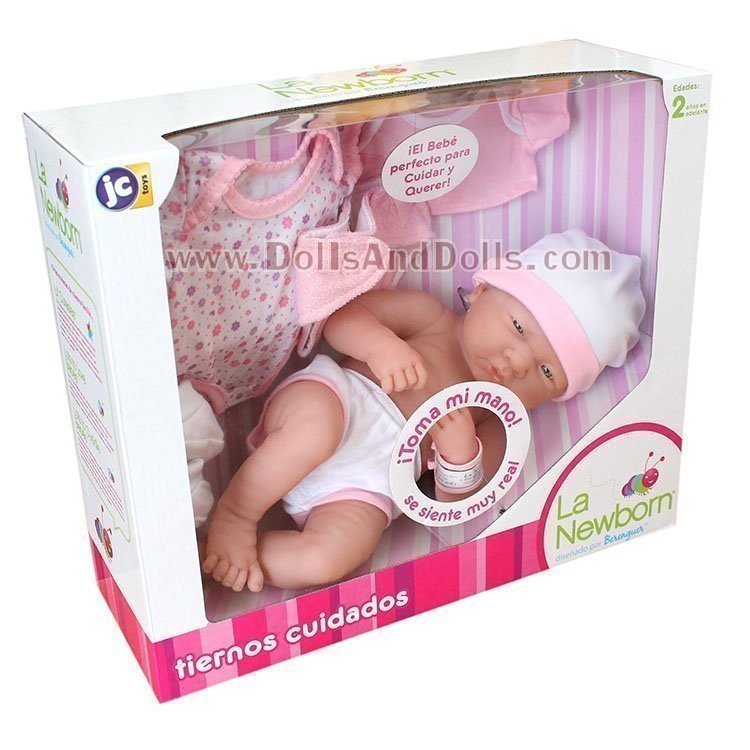Designed by Berenguer - La Newborn - Tiernos cuidados - Muñeca con Boca abierta