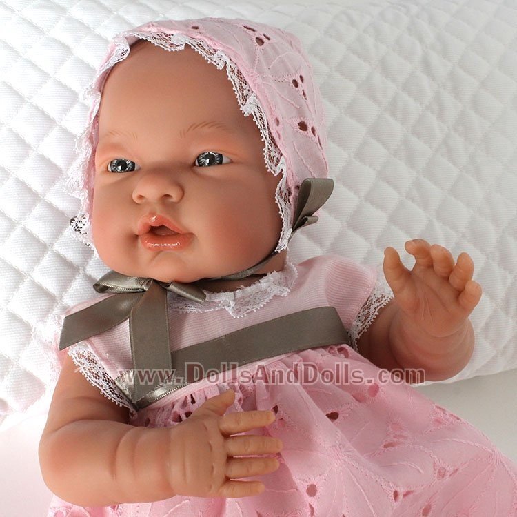 Mío Mío - Bebé Vestido rosa calado Muñeca