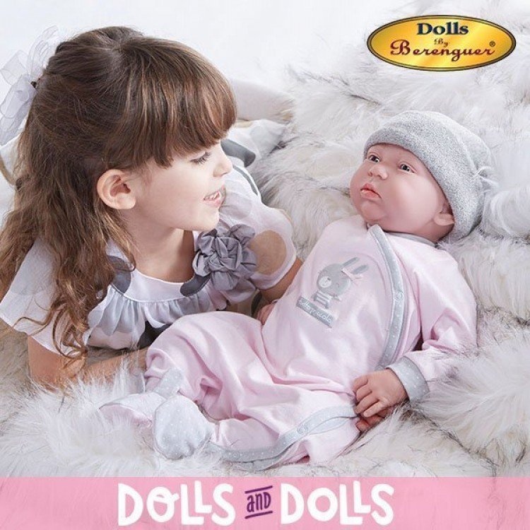 Muñeca Dolls by Berenguer 51 cm - Lucía con pijama conejito de Tutto Piccolo