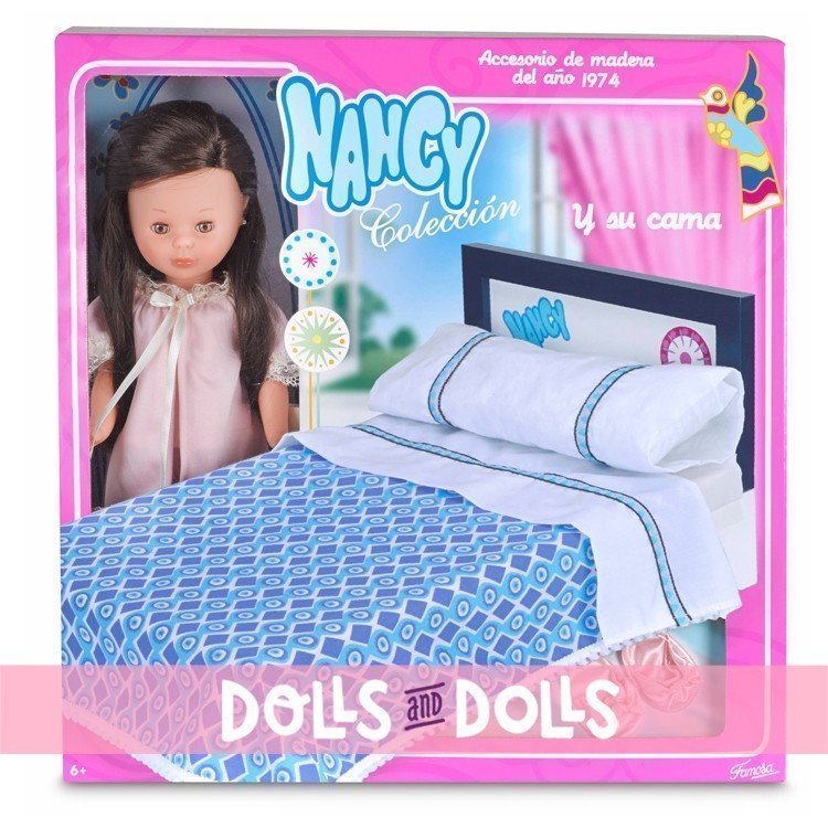 Complementos para muñecas Nancy 41 cm - Nancy Colección y su cama / Re-edición 2016