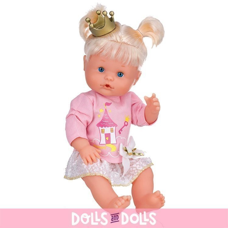 Ropa para muñeco Nenuco 35 cm - Ropa princesa Cuca - Conjunto camiseta con falda