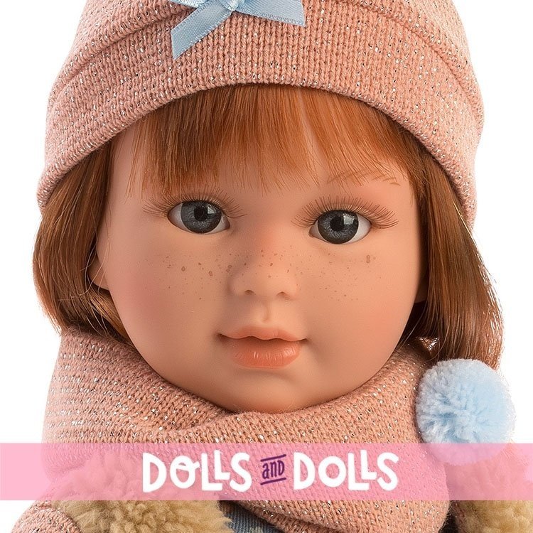 Muñeca Llorens 40 cm - Martina con conjunto de flores
