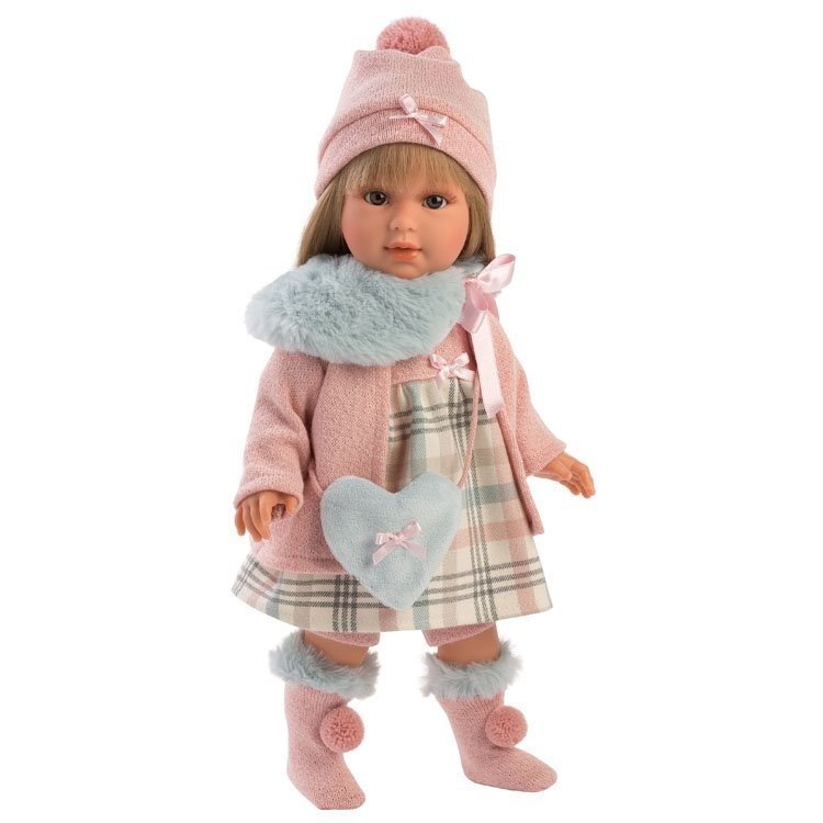 Muñeca Llorens 40 cm - Tina con conjunto de cuadros