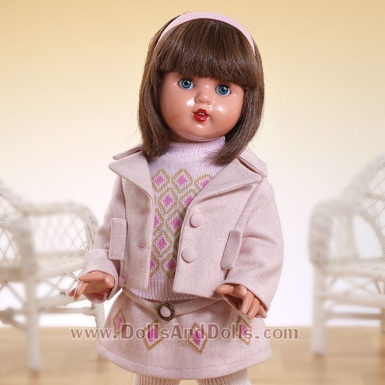 Muñeca Mariquita Pérez 50 cm - Con conjunto paño salmón