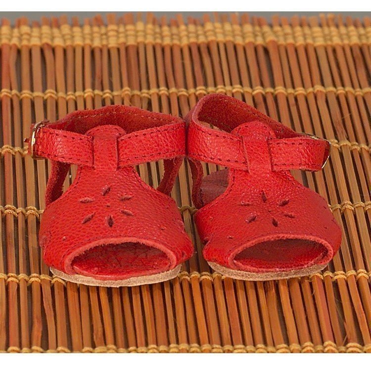 Complementos para muñecas Mariquita Pérez 50 cm - Sandalias roja
