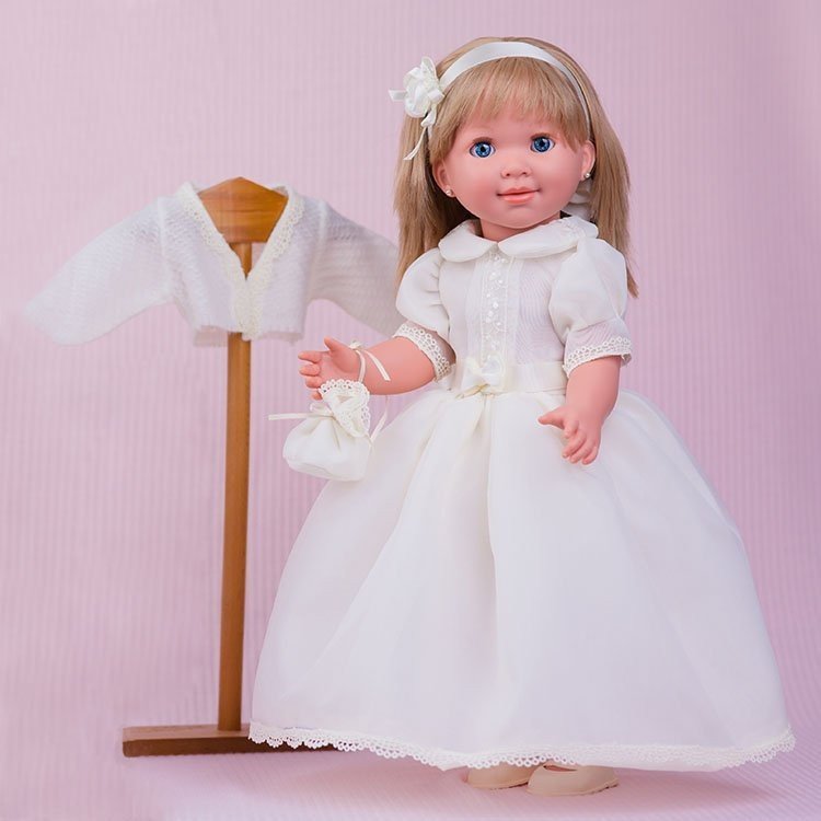Muñeca Miel de Abeja 45 cm - Carolina comunión organdí beige