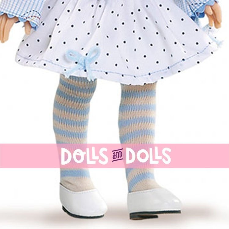 Complementos para muñecas Paola Reina 32 cm - Las Amigas - Medias rayas azules