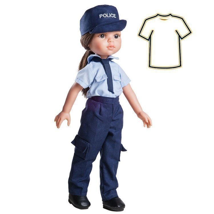 Ropa para muñecas Paola Reina 32 cm - Las Amigas - Vestido policia de Carol