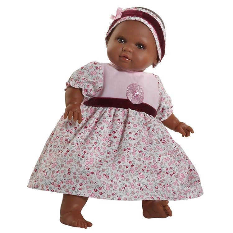 Muñeca Paola Reina 36 cm - Los Manu - Niña negrita