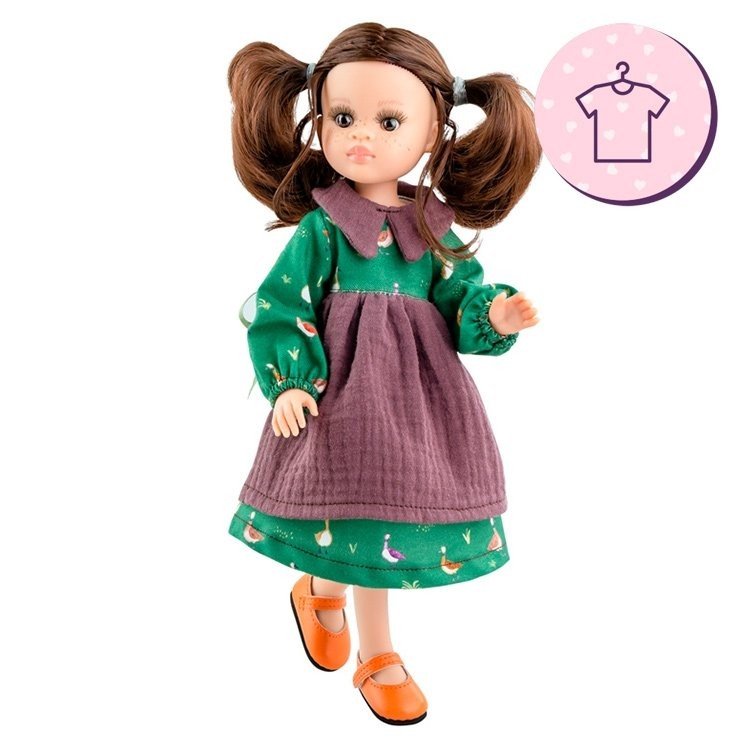Ropa para muñecas Paola Reina 32 cm - Las Amigas - Vestido Noelia de patitos