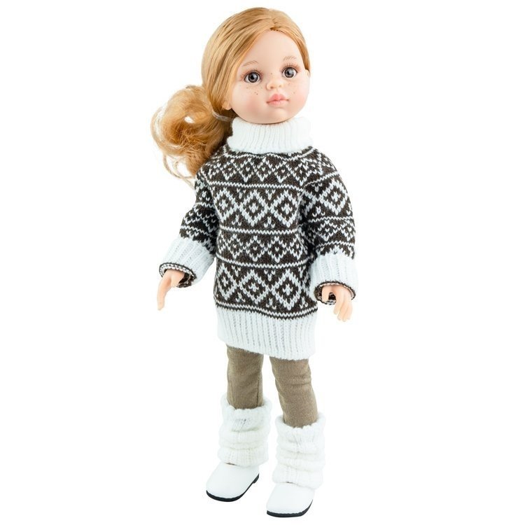 Muñeca Paola Reina 32 cm - Las Amigas - Dasha con conjunto cenefas