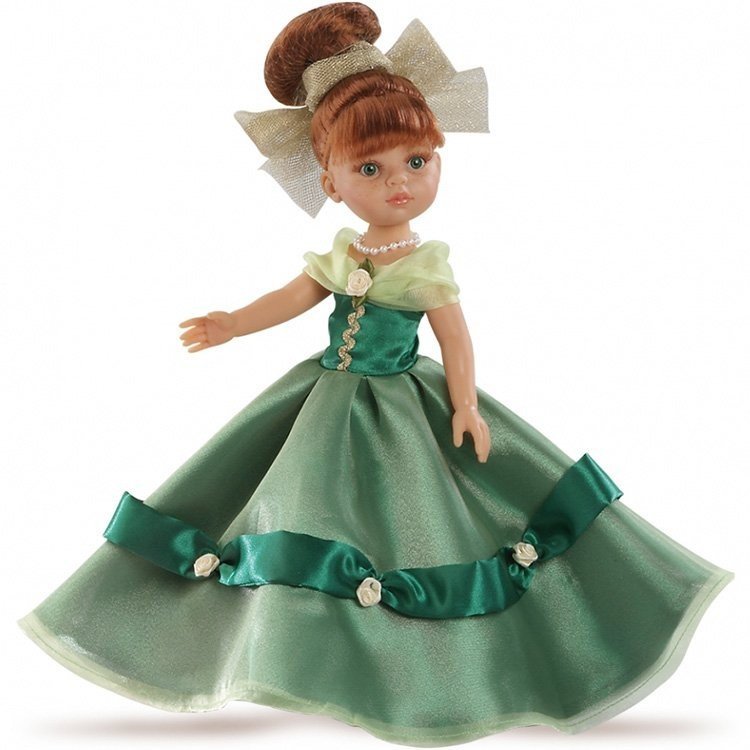Muñeca Paola Reina 32 cm - Las Amigas - Cristi princesa verde