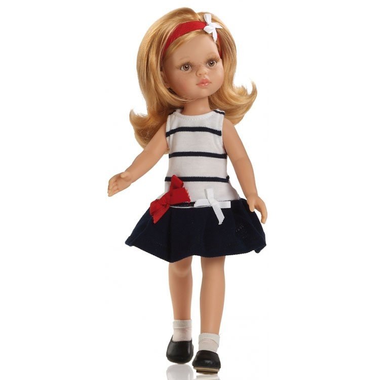 Muñeca Paola Reina 32 cm - Las Amigas - Dasha verano con vestido marinero