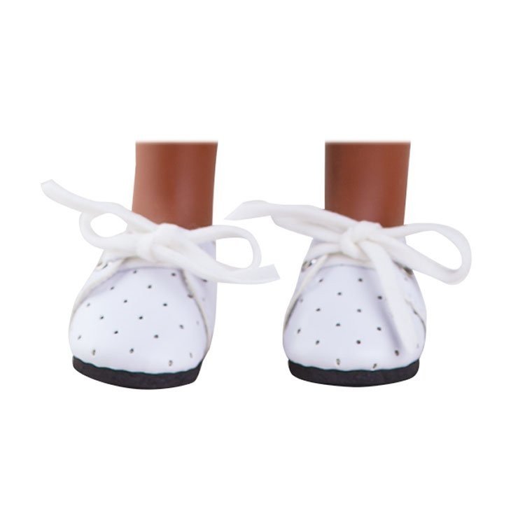 Complementos para muñecas Paola Reina 32 cm - Las Amigas - Zapatos blancos con cordones