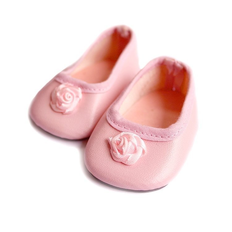 Complementos para muñecas Paola Reina 45 cm - Soy Tú - Zapatos rosas con flor