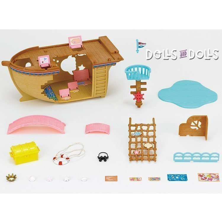 Sylvanian Families - Barco en Busca del Tesoro