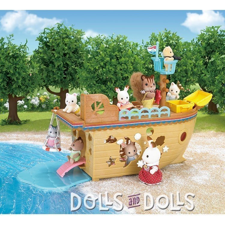 Sylvanian Families - Barco en Busca del Tesoro