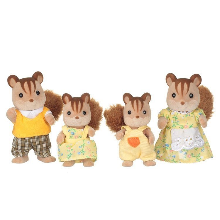 Sylvanian Families - Familia Ardillas de la nuez