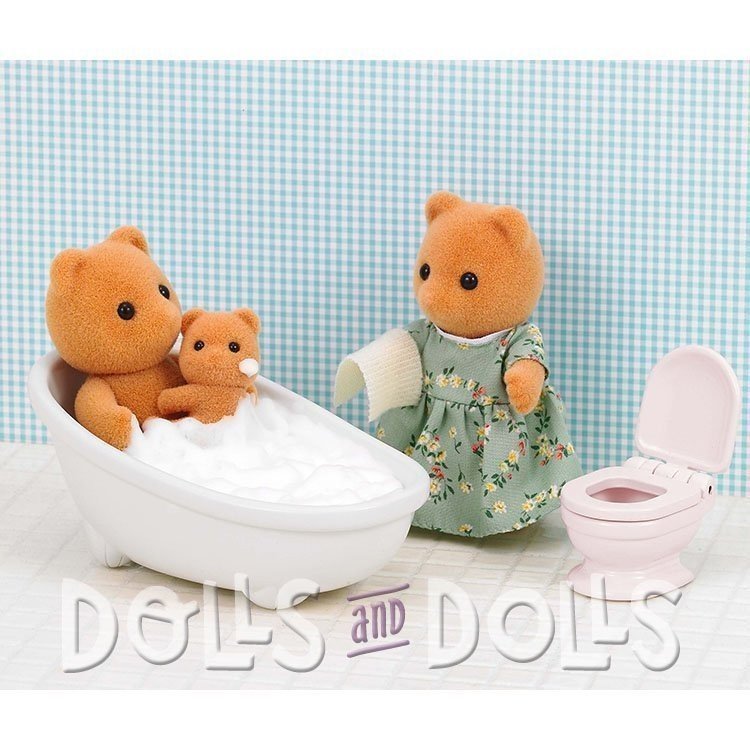 Sylvanian Families - Set bañera y retrete