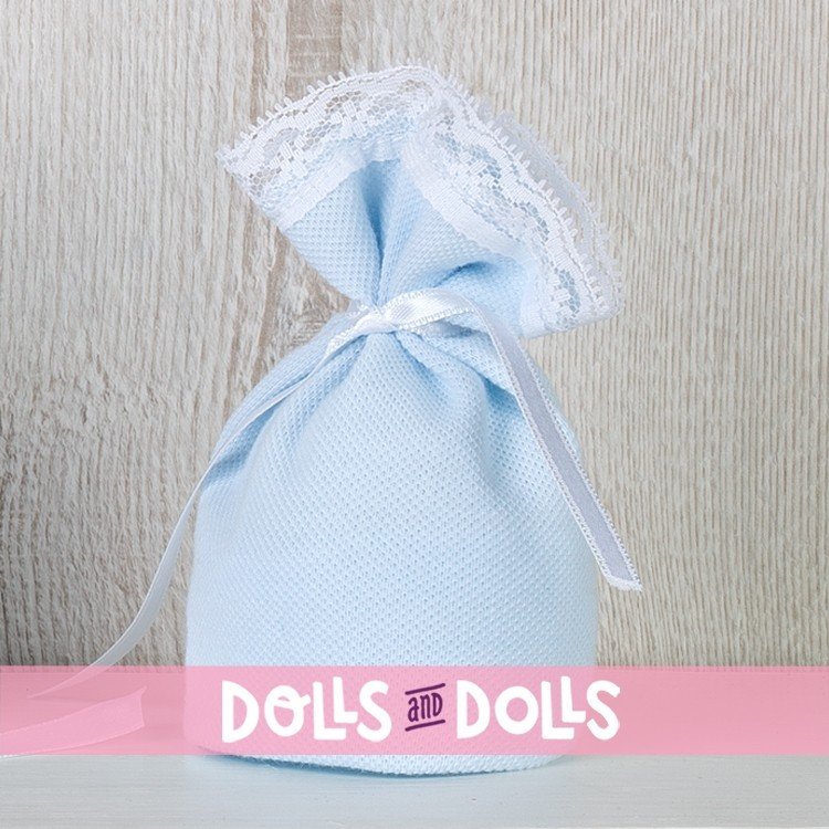 Ropa para Muñecas Así 20 cm - Pelele blanco con arrullo de estrellas celeste para muñeca Bomboncín