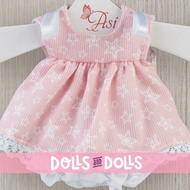Ropa para Muñecas Así 20 cm - Jesusito de estrellas rosa para muñeca Cheni