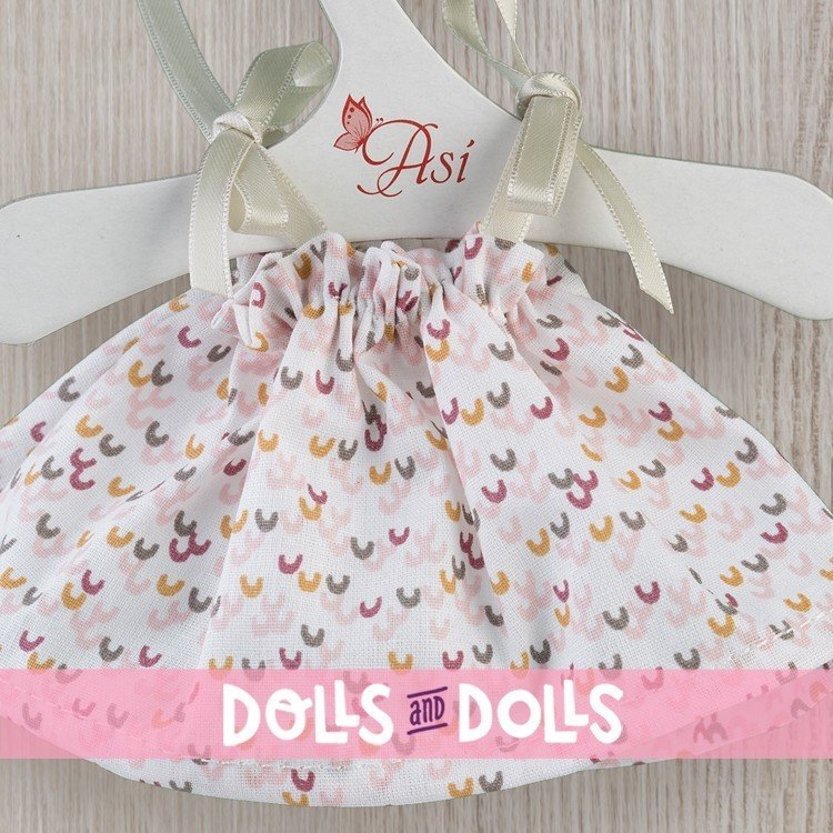 Ropa para Muñecas Así 20 cm - Vestido estampado con lazos verdes para muñeca Tom