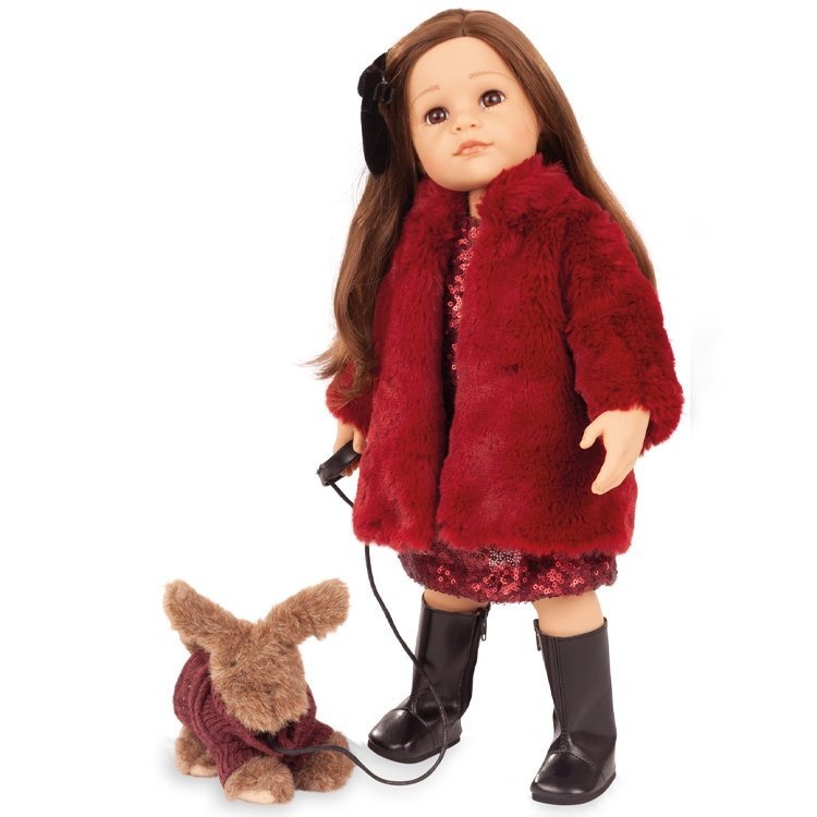 Muñeca Götz 50 cm - Hannah and her dog - Jubilee Collection