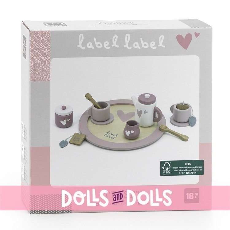 Set de té Label Label - Rosa