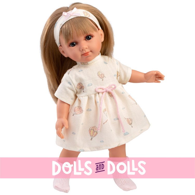 Muñeca Llorens 35 cm - Elena con vestido de globos