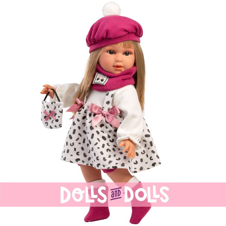 Muñeca Llorens 40 cm - Carla con conjunto francés