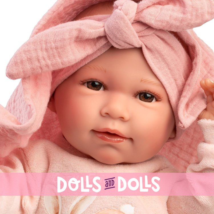 Muñeca Llorens 42 cm - Recién nacida Mimi llorona "Cozy Friends"