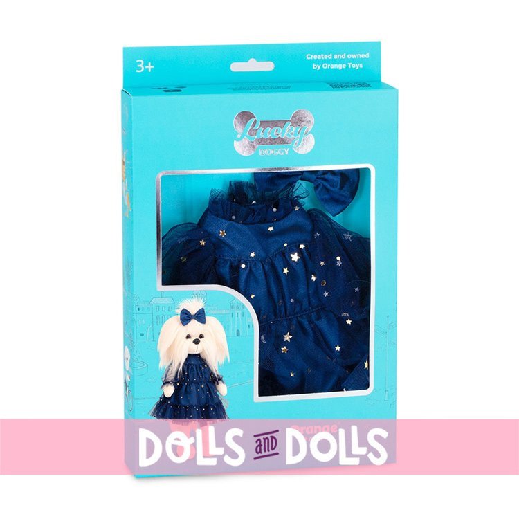 Ropa para muñecas Lucky Doggy 37 cm - Cielo lleno de estrellas