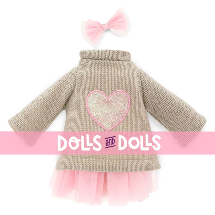 Ropa para muñecas Lucky Doggy 37 cm - Corazón rosa