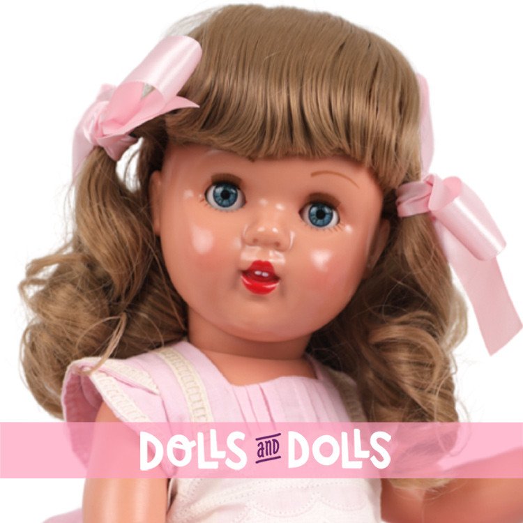 Muñeca Mariquita Pérez 50 cm - Con vestido rosa con capota