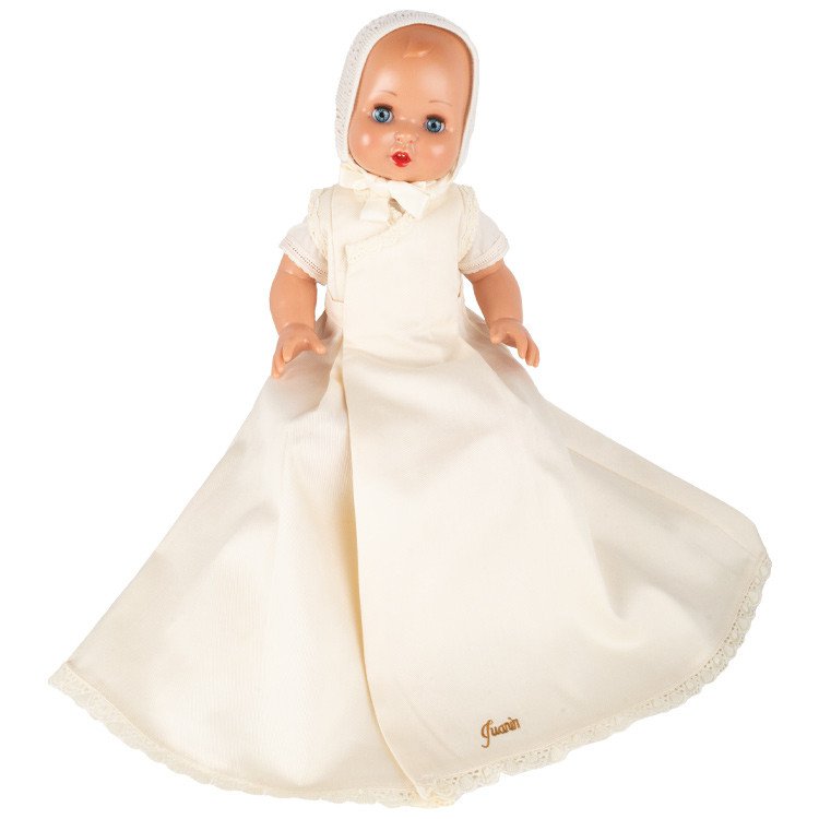 Muñeco Juanín Bebé 40 cm - Con faldón beige