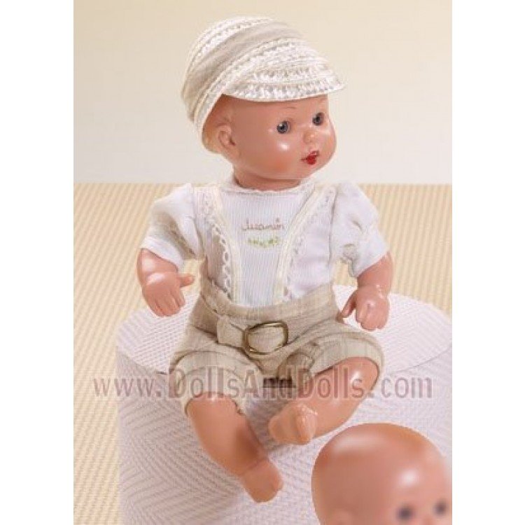 Mini J.B. pantalón cuadros marrón
