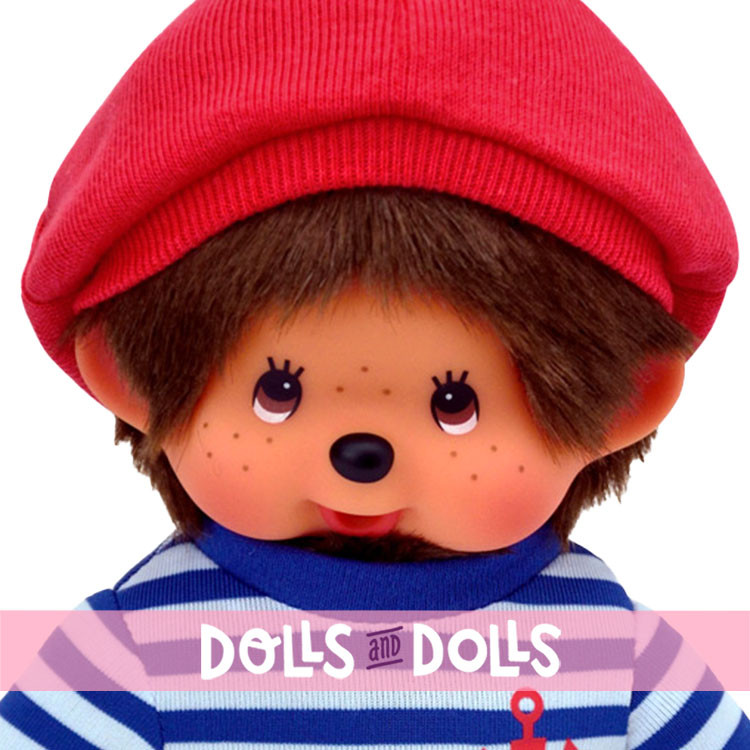 Muñeco Monchhichi 20 cm - Chico marinero con boina