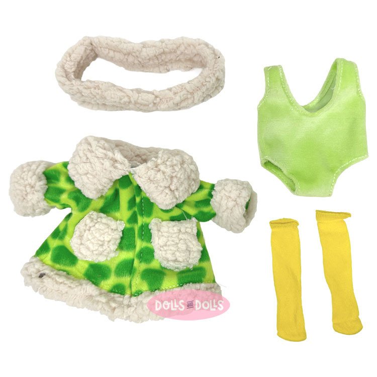 Ropa para Muñecas Nines d'Onil 30 cm - Pippa - Conjunto invernal verde