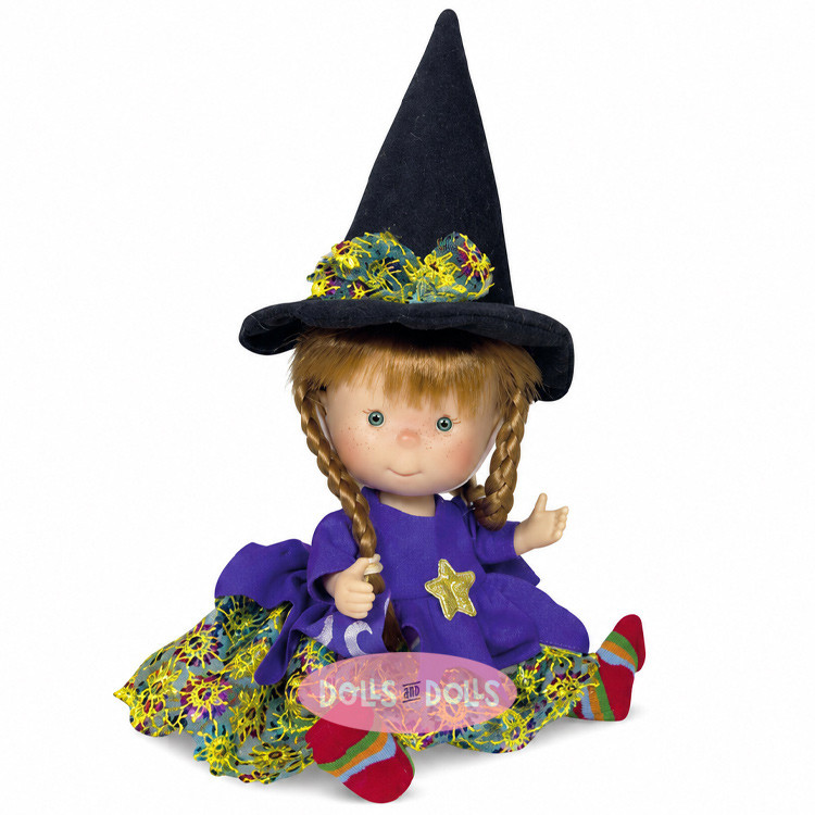 Muñeca Nines d'Onil 23 cm - Little Pippa Brujita con trenzas