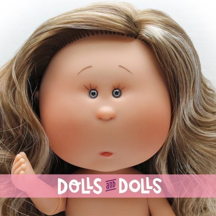 Muñeca Nines d'Onil 30 cm - EXCLUSIVA - Mia ARTICULADA - Mia morena con mechas - Sin ropa