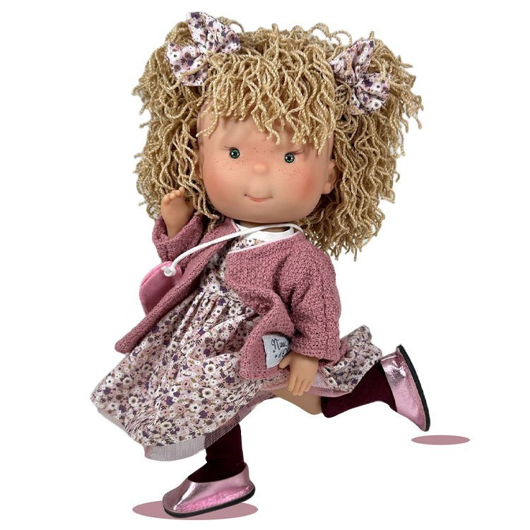 Muñeca Nines d'Onil 30 cm - Pippa ARTICULADA con pelo lana rubio