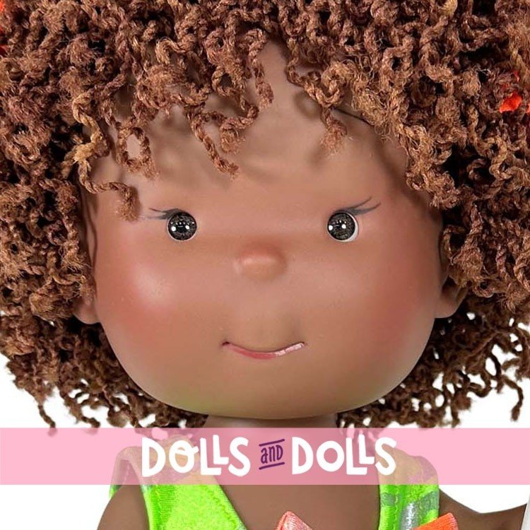 Muñeca Nines d'Onil 30 cm - Pippa Summer con pelo moreno rizado