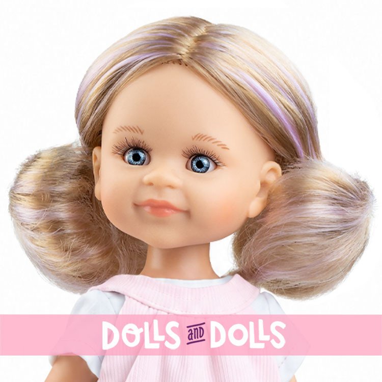 Muñeca Paola Reina 32 cm - Las Amigas - Cleo con mono rosa