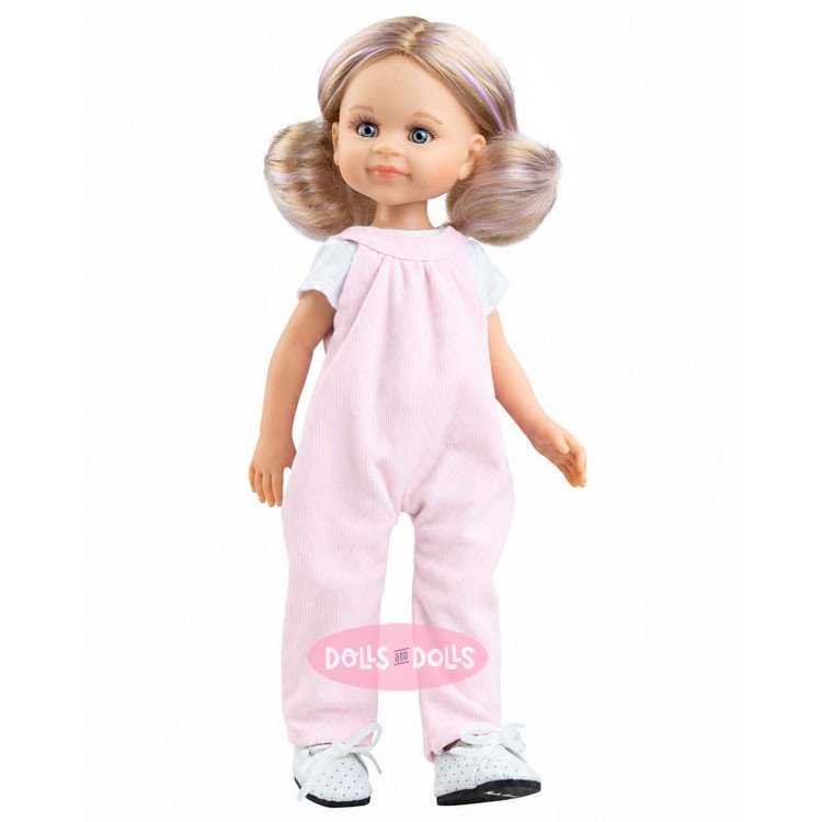 Muñeca Paola Reina 32 cm - Las Amigas - Cleo con mono rosa