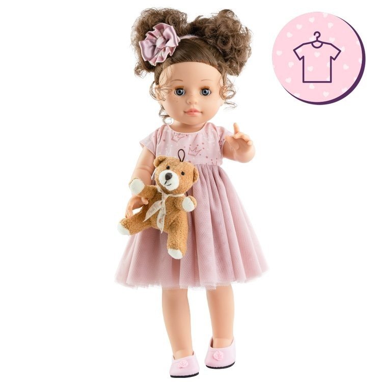 Ropa para muñecas Paola Reina 45 cm - Soy Tú - Ani - Vestido coronas