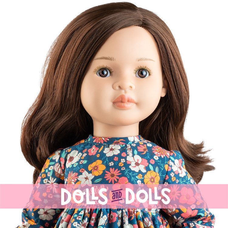Muñeca Paola Reina 60 cm - Las Reinas - Lidia con vestido de flores multicolor