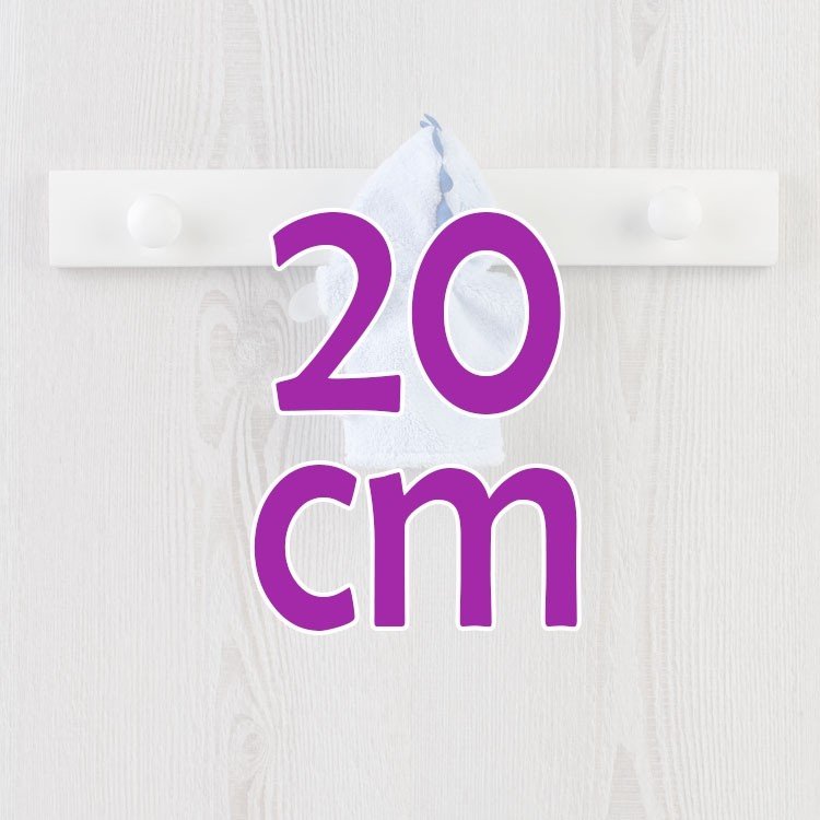 Ropa para Munecas Asi 20 cm Albornoz de dinosaurio celeste para muneco Bomboncin Dolls And Dolls Tienda de Munecas de Coleccion
