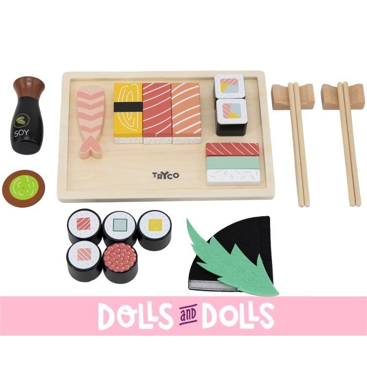 Set de sushi de madera - Tryco