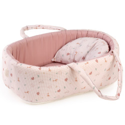 Complementos para muñecas Antonio Juan 40-42 cm - Capazo tela savanna
